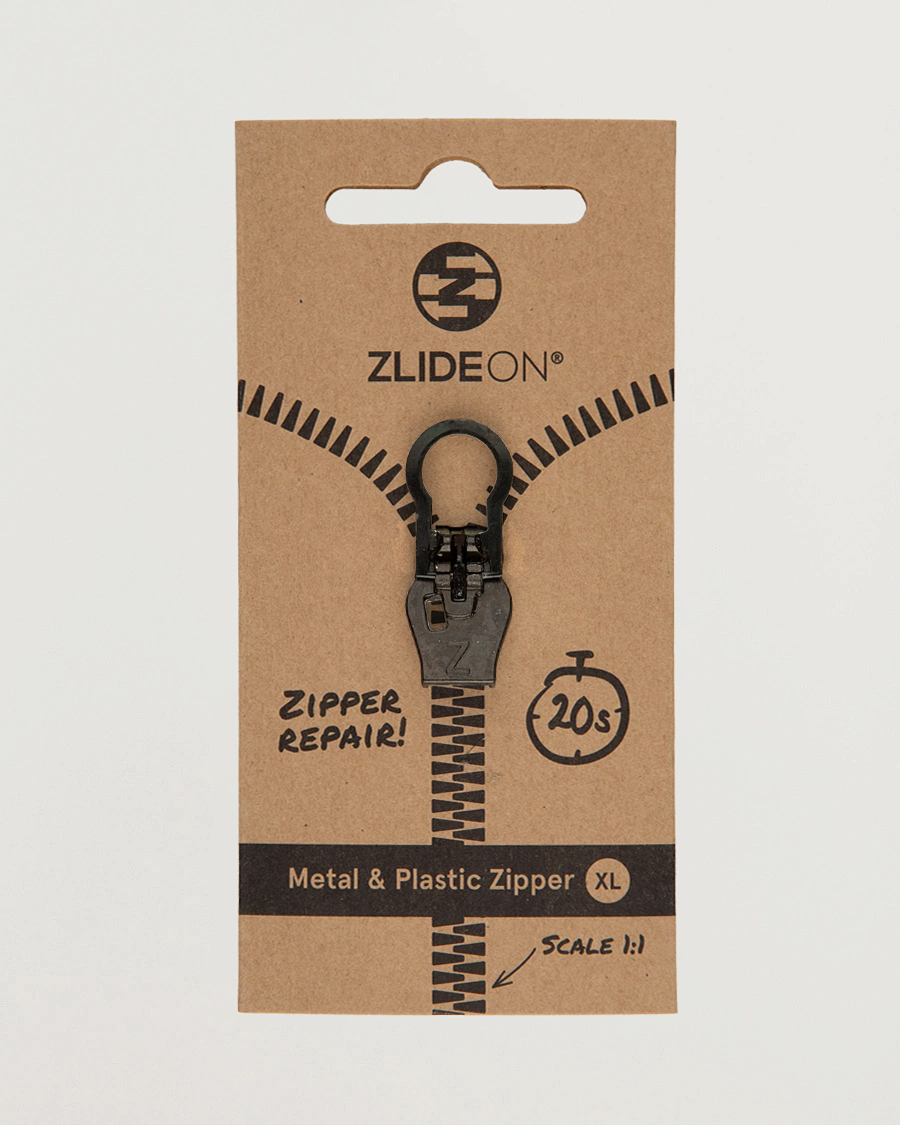 Heren | Kledingverzorging | ZlideOn | Metal & Plastic Zipper Black