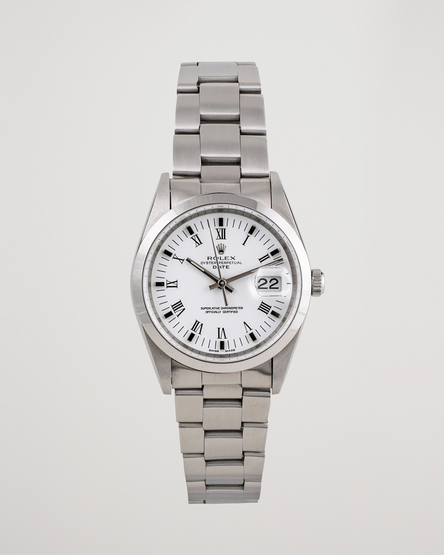 Heren | Pre-Owned & Vintage Watches | Rolex Pre-Owned | Date 15200 Oyster Perpetual Steel White