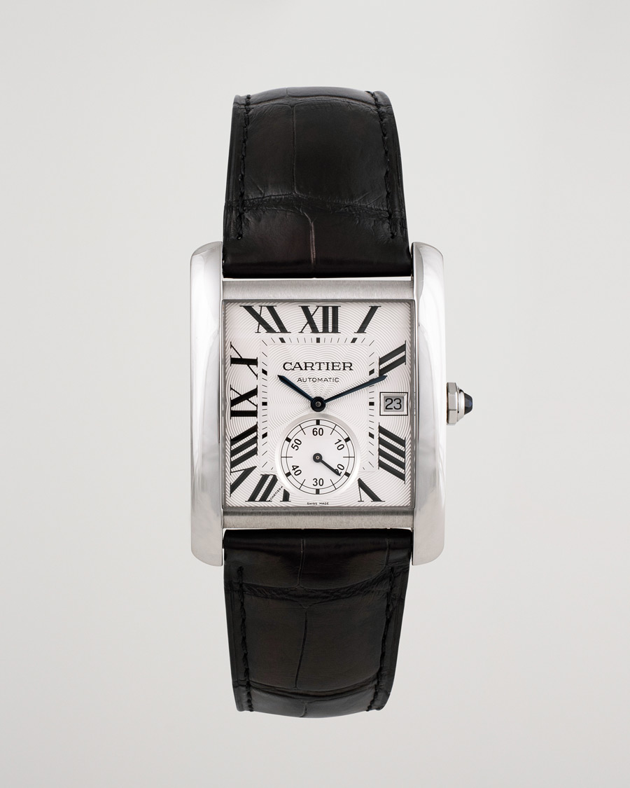 Heren | Pre-Owned & Vintage Watches | Cartier Pre-Owned | Tank MC W5330003 Steel White