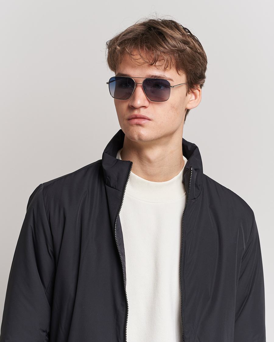Heren | CHIMI Aviator Sunglasses Frosted Blue | CHIMI | Aviator Sunglasses Frosted Blue