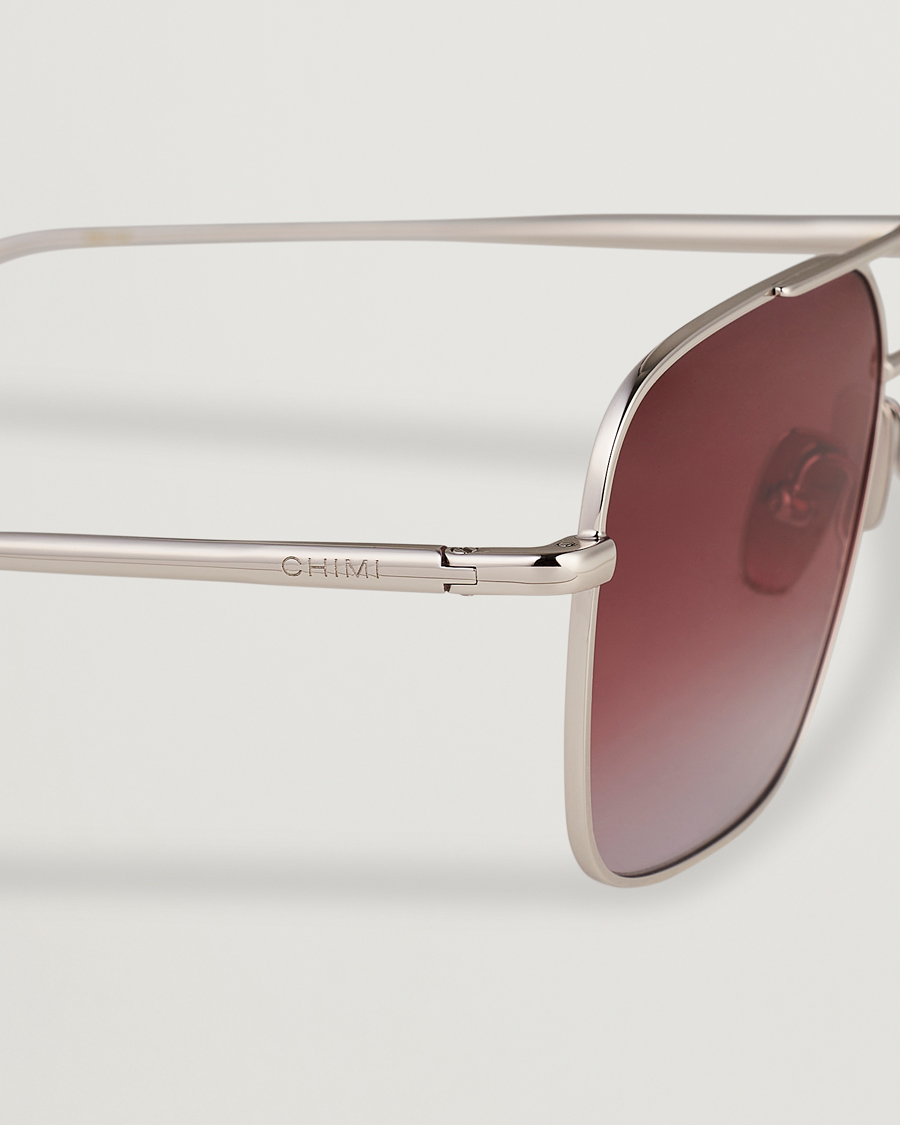 Homme | CHIMI Aviator Sunglasses Frosted Red | CHIMI | Aviator Sunglasses Frosted Red
