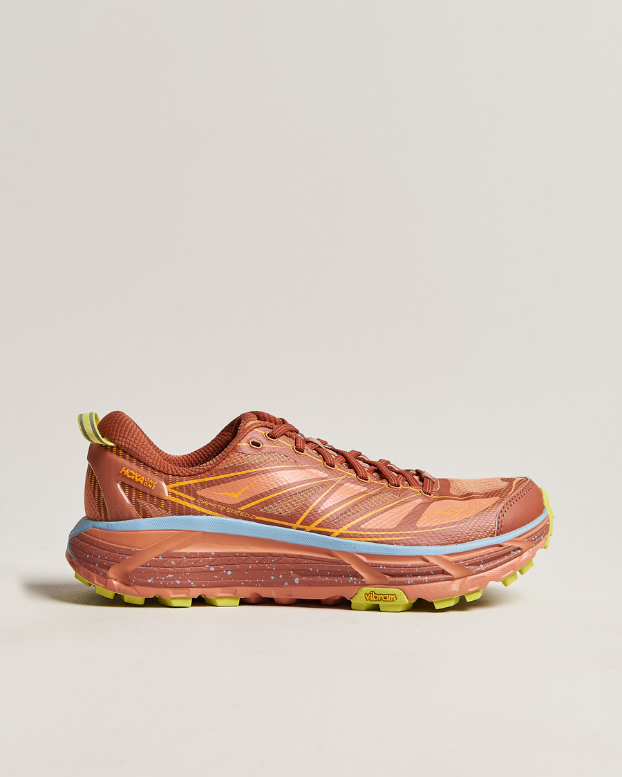 Homme | Mafate Speed 2 Baked Clay/Radiant Yellow | Hoka One One | Mafate Speed 2 Baked Clay/Radiant Yellow