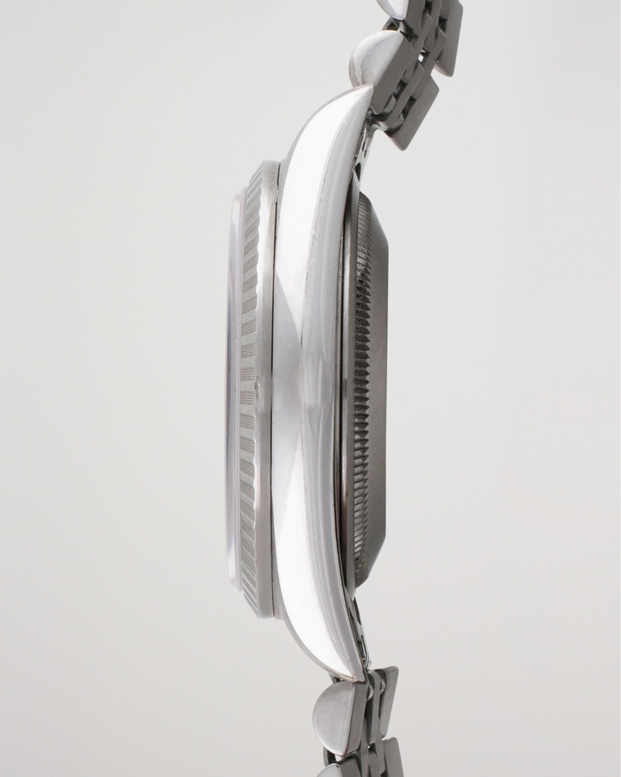 Heren | Pre-Owned & Vintage Watches | Rolex Pre-Owned | Datejust 16220 Oyster Perpetual Black Steel Black