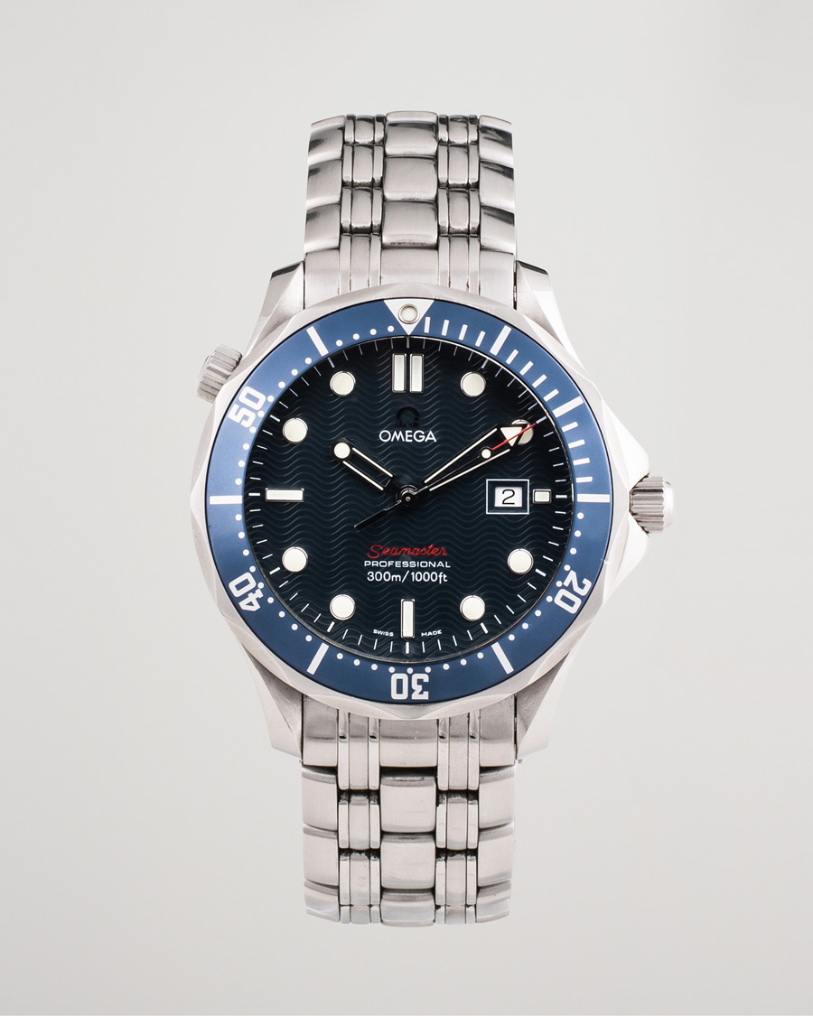 Homme | Pre-Owned & Vintage Watches | Omega Pre-Owned | Seamaster Diver 300M 22218000 Steel Blue