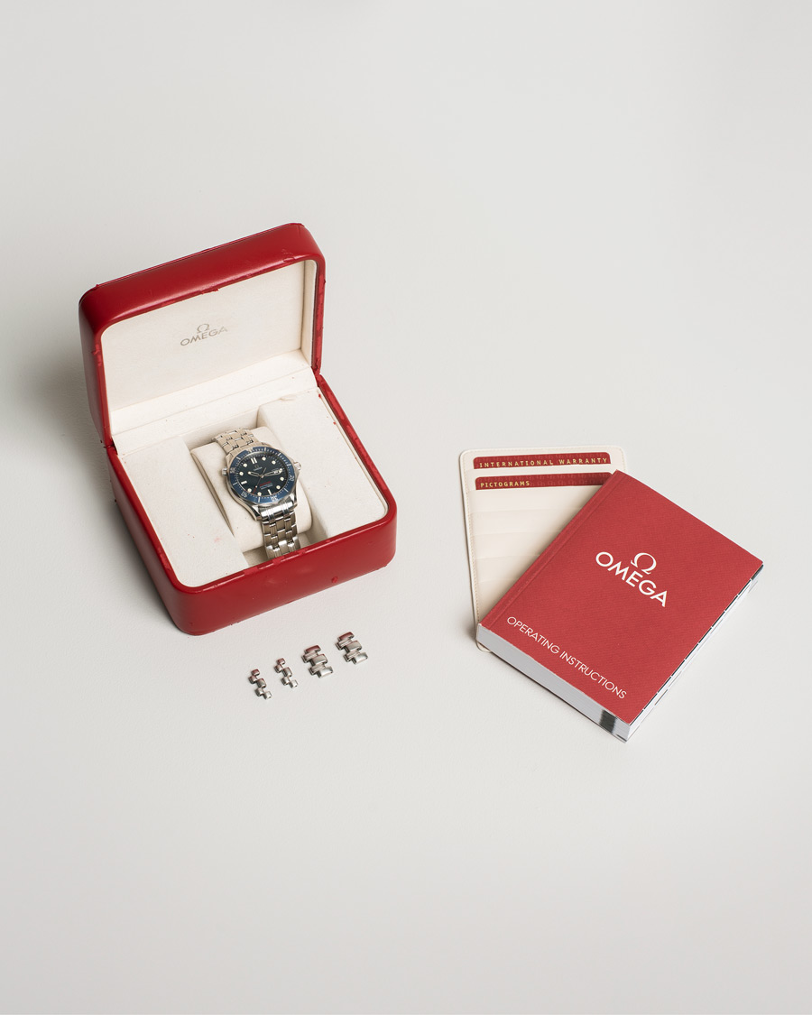 Homme | Pre-Owned & Vintage Watches | Omega Pre-Owned | Seamaster Diver 300M 22218000 Steel Blue