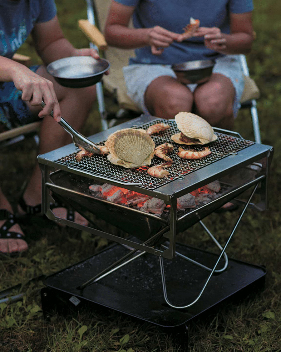 Homme | Snow Peak Tabiki Fire & Grill Stainless Steel | Snow Peak | Tabiki Fire & Grill Stainless Steel