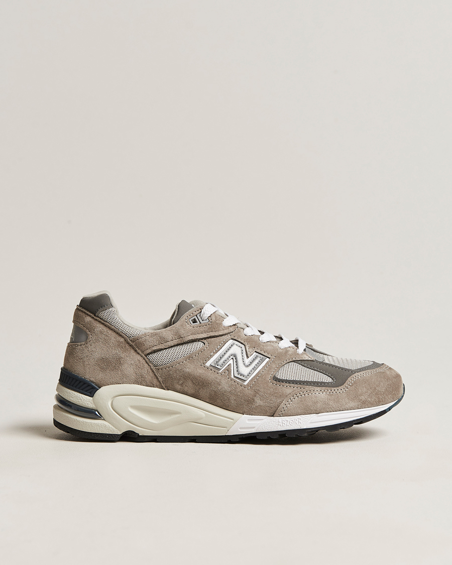 Homme | New Balance Made In USA 990 Sneakers Grey/White | New Balance | Made In USA 990 Sneakers Grey/White