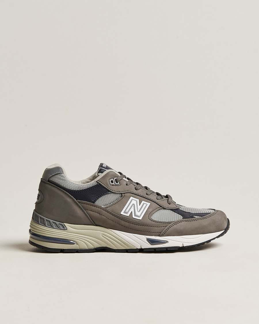Homme | New Balance Made In UK 991 Sneakers Castlerock/Navy | New Balance | Made In UK 991 Sneakers Castlerock/Navy