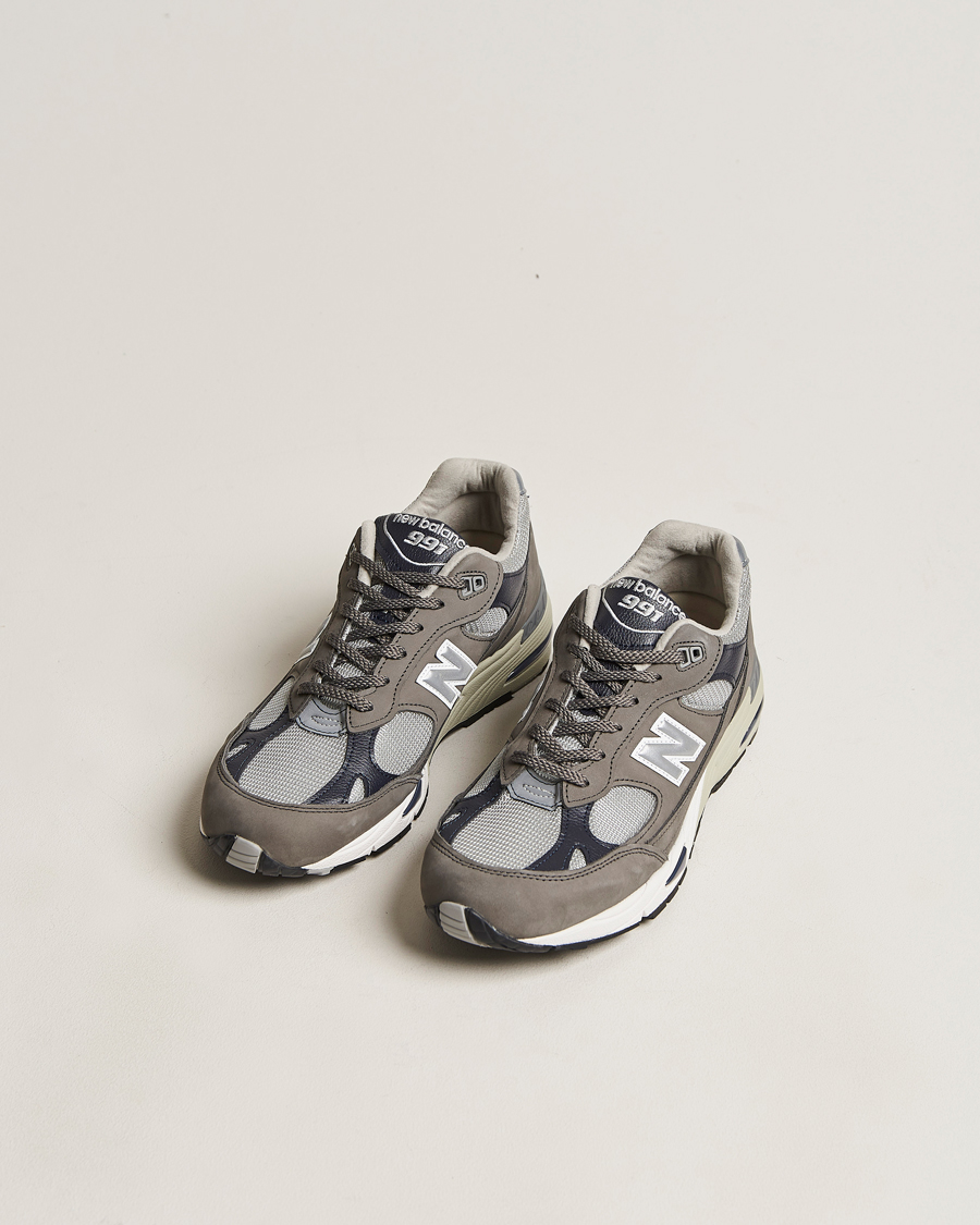 Homme | New Balance Made In UK 991 Sneakers Castlerock/Navy | New Balance | Made In UK 991 Sneakers Castlerock/Navy