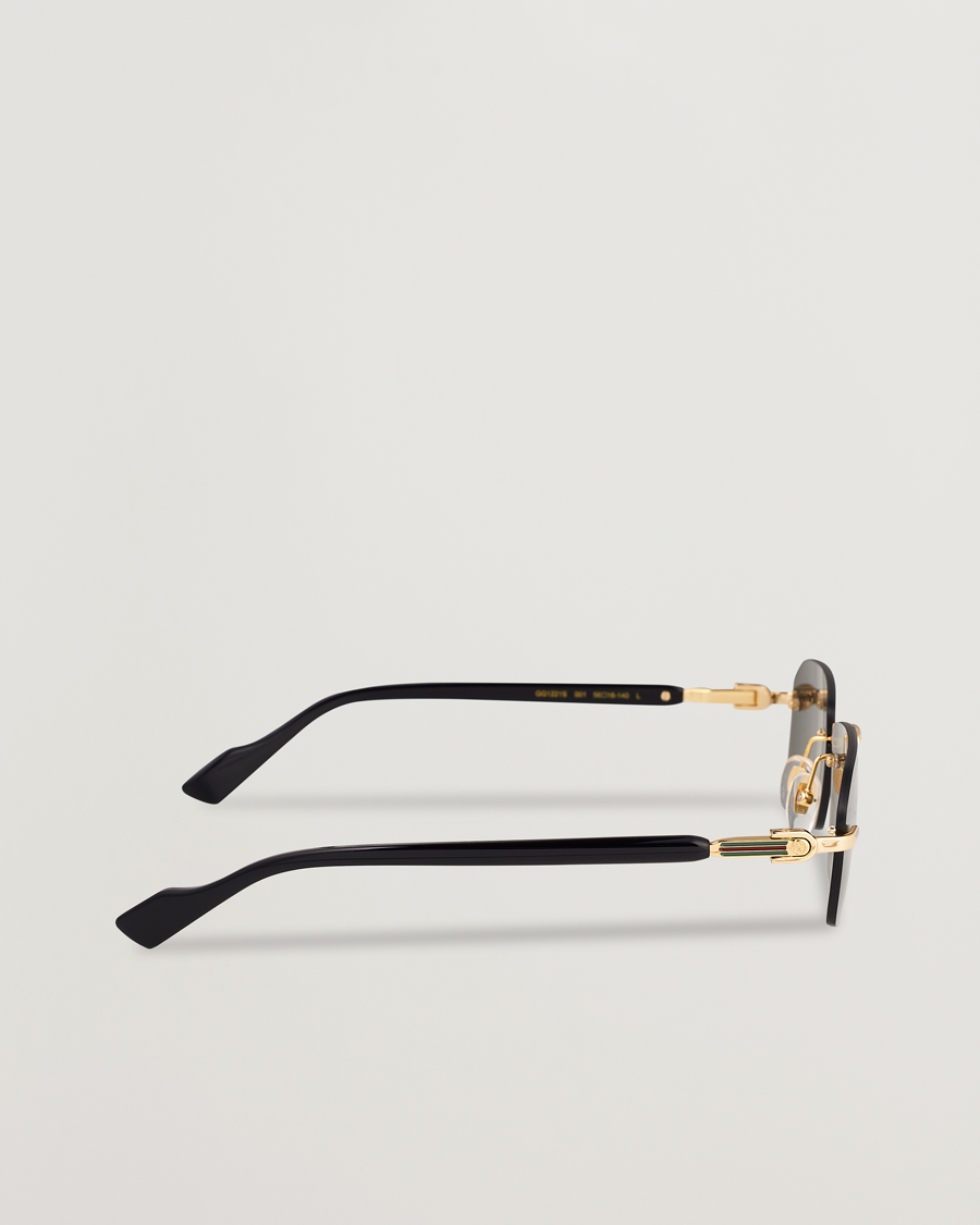 Homme | Lunettes De Soleil | Gucci | GG1221S Sunglasses Gold/Black