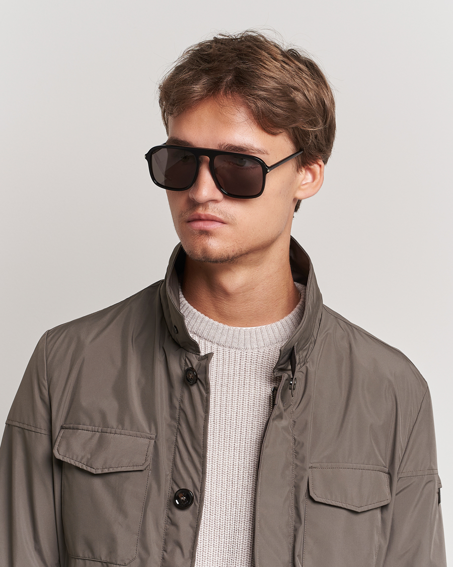Homme | Saint Laurent SL 590 Sunglasses Black | Saint Laurent | SL 590 Sunglasses Black