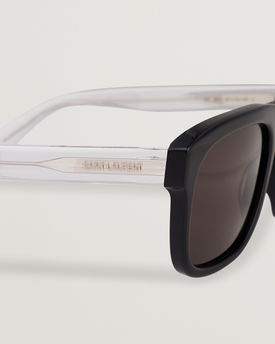 Homme | Saint Laurent SL 558 Sunglasses Black/Crystal | Saint Laurent | SL 558 Sunglasses Black/Crystal