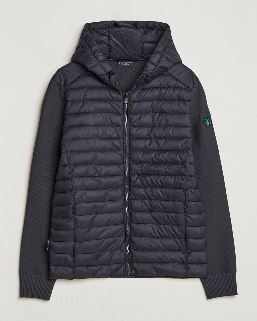 Homme | Manteaux Et Vestes | Save The Duck | Murilo Hybrid Hood Jacket Black