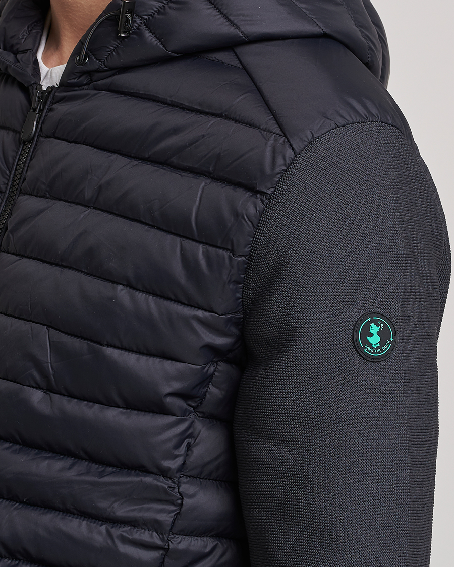 Homme | Manteaux Et Vestes | Save The Duck | Murilo Hybrid Hood Jacket Black