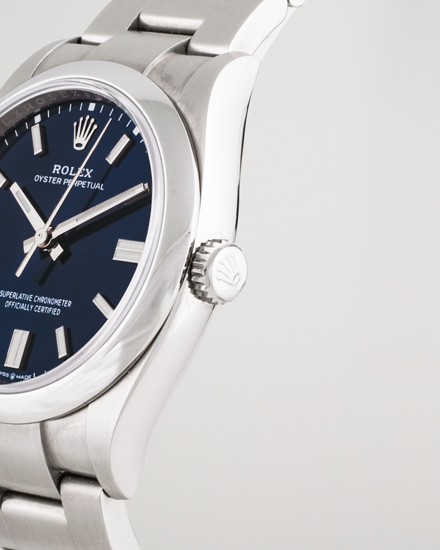 Heren | Pre-Owned & Vintage Watches | Rolex Pre-Owned | Oyster Perpetual 36 126000 Steel Blue
