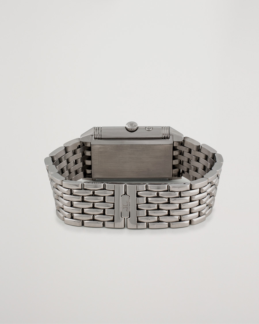 Homme | Pre-Owned & Vintage Watches | Jaeger-LeCoultre Pre-Owned | Reverso Duoface 270.8.54 Steel Silver Black