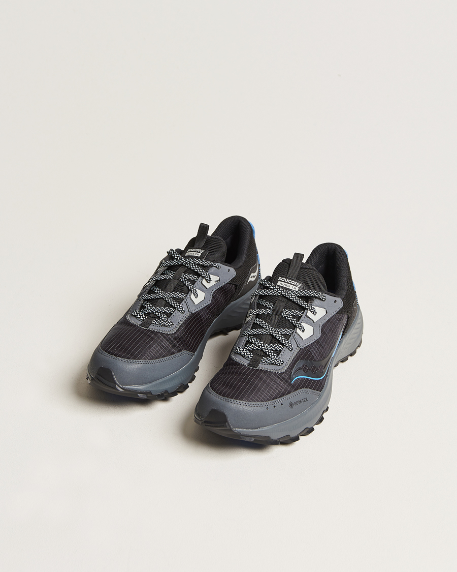 Homme | Saucony Aura TR GTX Winter Sneaker Shadow/Black | Saucony | Aura TR GTX Winter Sneaker Shadow/Black