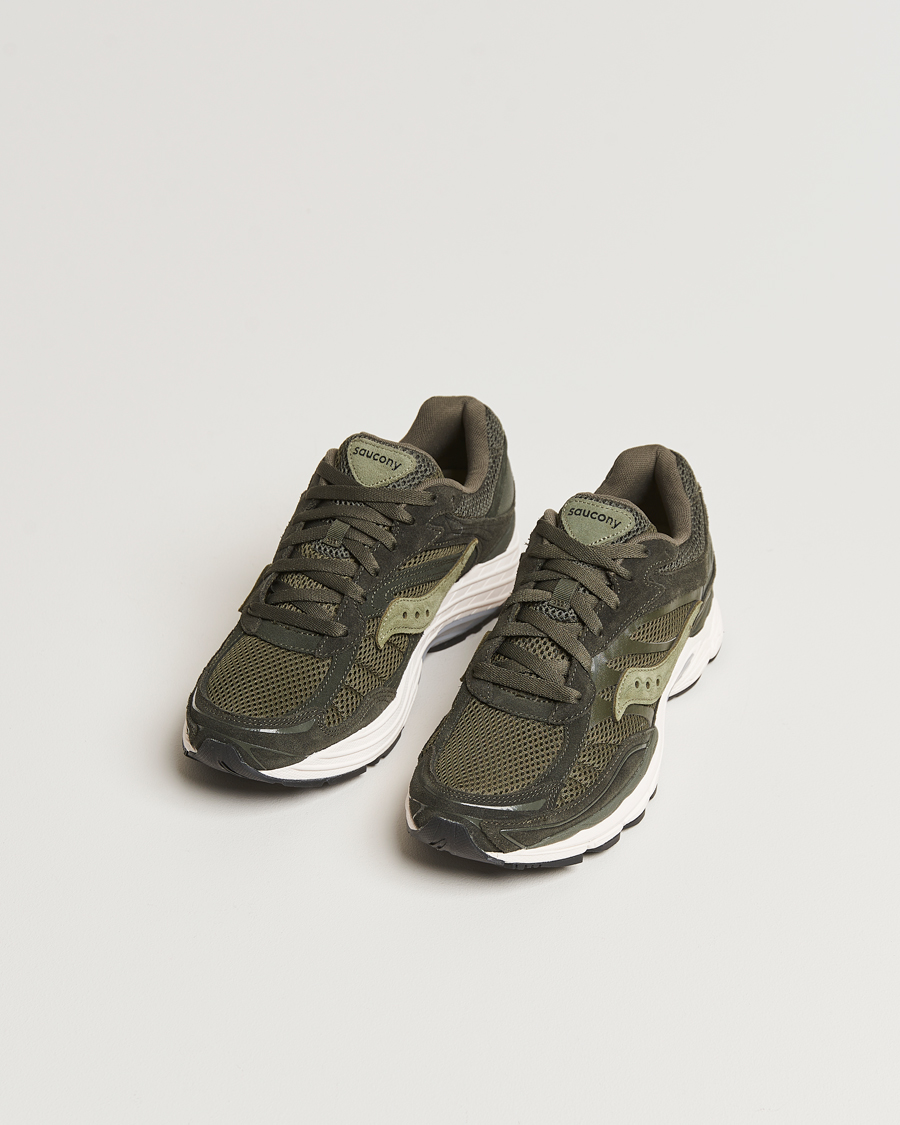 Homme | Saucony Progrid Omni 9 Running Sneaker Green | Saucony | Progrid Omni 9 Running Sneaker Green