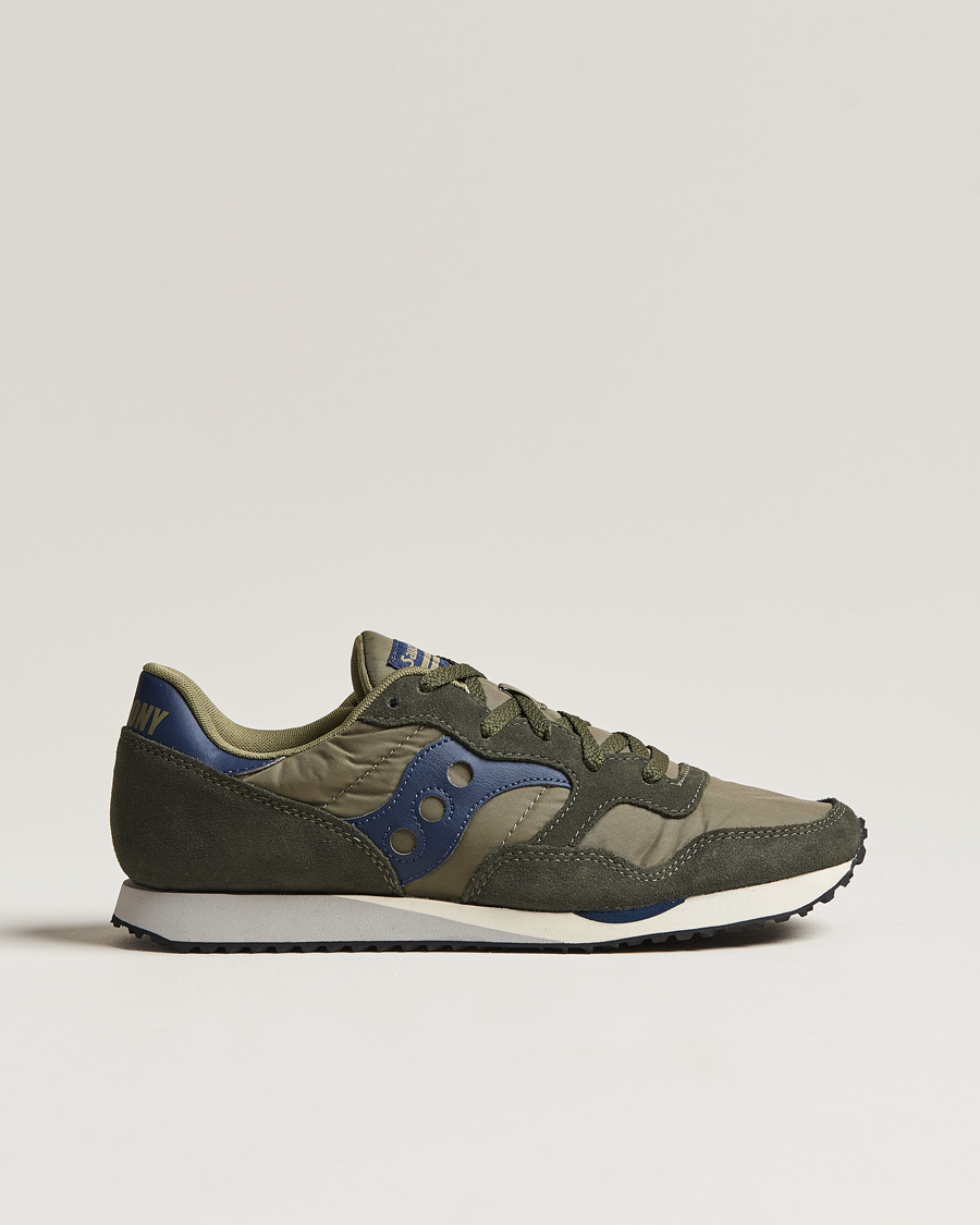 Homme | Saucony DXN Trainer Sneaker Green/Navy | Saucony | DXN Trainer Sneaker Green/Navy