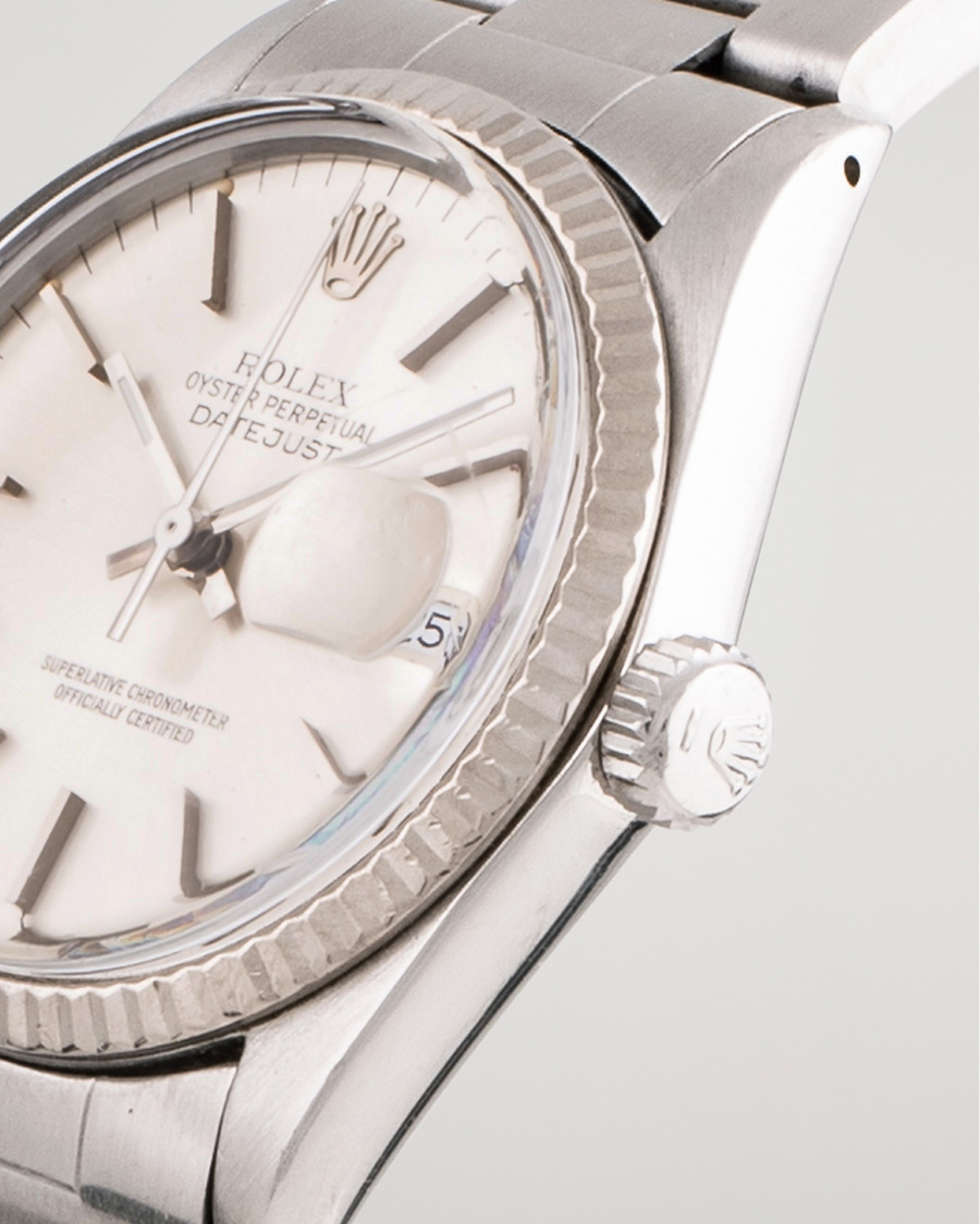 Homme | Rolex Pre-Owned Datejust 16014 Oyster Perpetual Steel Silver Steel Silver | Rolex Pre-Owned | Datejust 16014 Oyster Perpetual Steel Silver Steel Silver