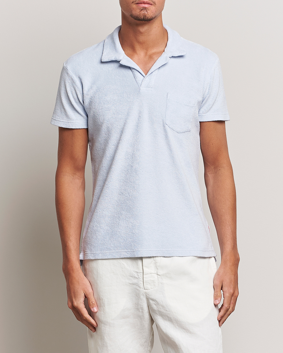 Homme | Polos | Orlebar Brown | Terry Polo Light Island Sky