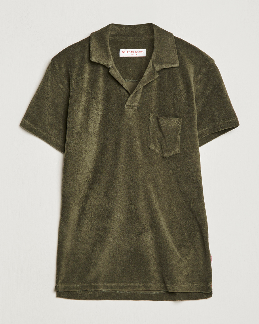 Homme | Polos | Orlebar Brown | Terry Polo Palm