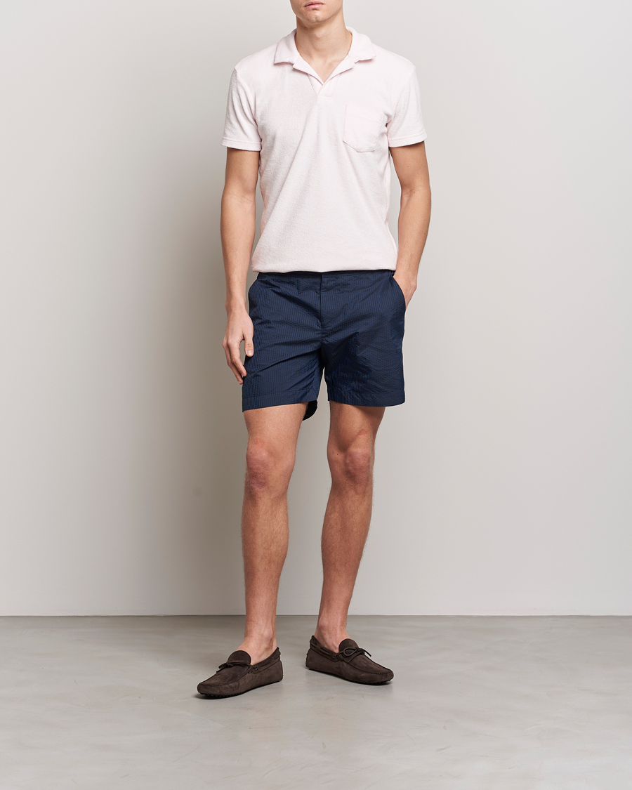 Homme | Polos | Orlebar Brown | Terry Polo Rose
