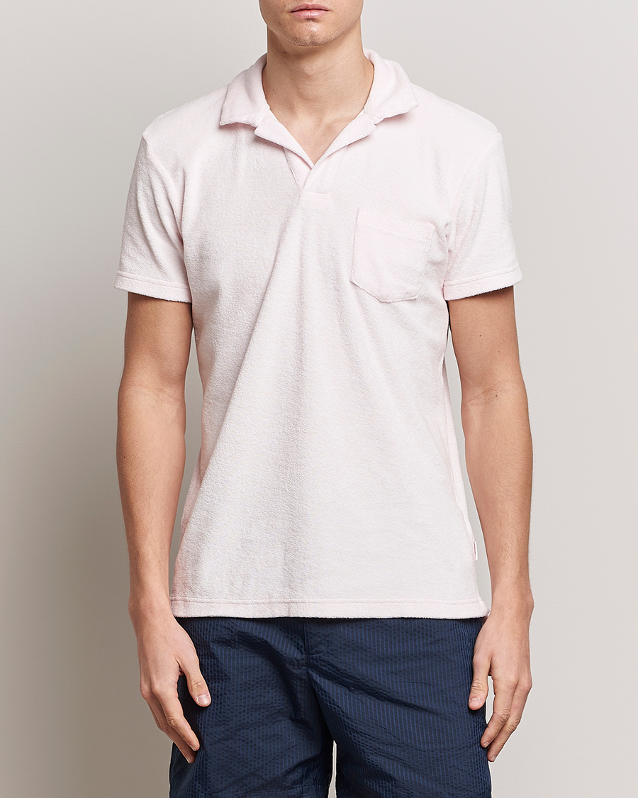Homme | Polos | Orlebar Brown | Terry Polo Rose
