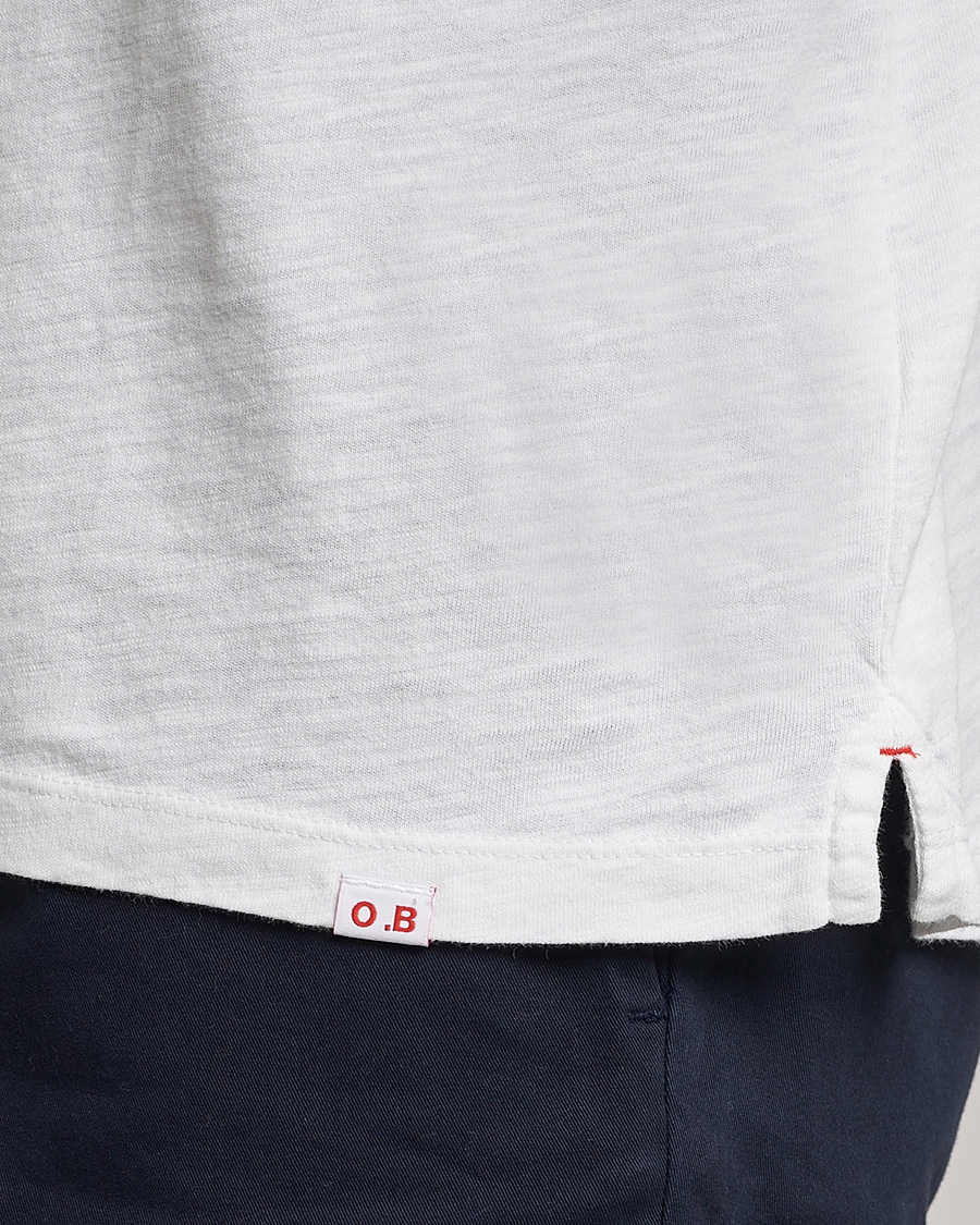 Homme | T-shirts | Orlebar Brown | OB Classic Garment Dyed Cotton T-Shirt White Sand