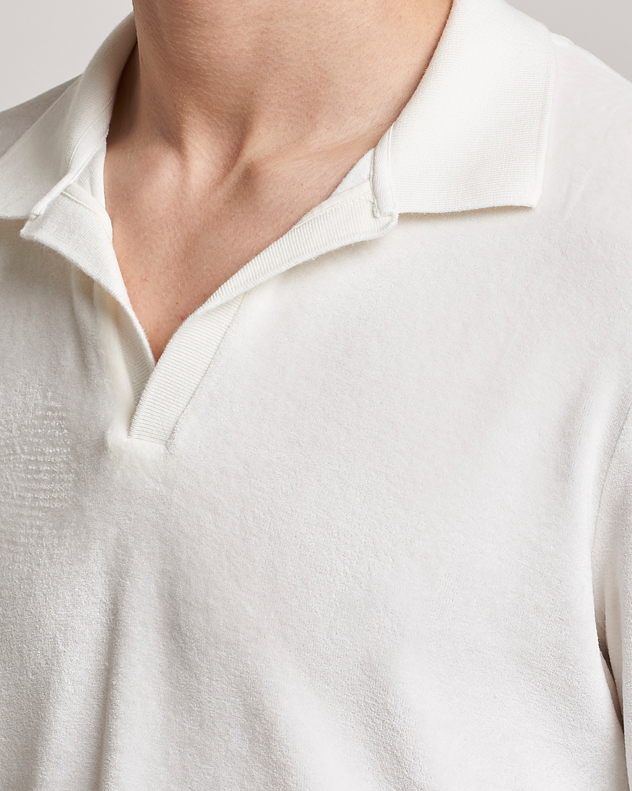 Homme | Pulls Et Tricots | Orlebar Brown | Bouvet Cotton/Modal Terry Long Sleeve Terry Sandbar