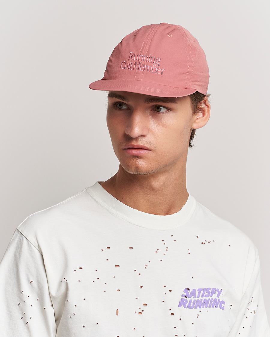 Homme | Satisfy PeaceShell Running Cap Desert Pink | Satisfy | PeaceShell Running Cap Desert Pink