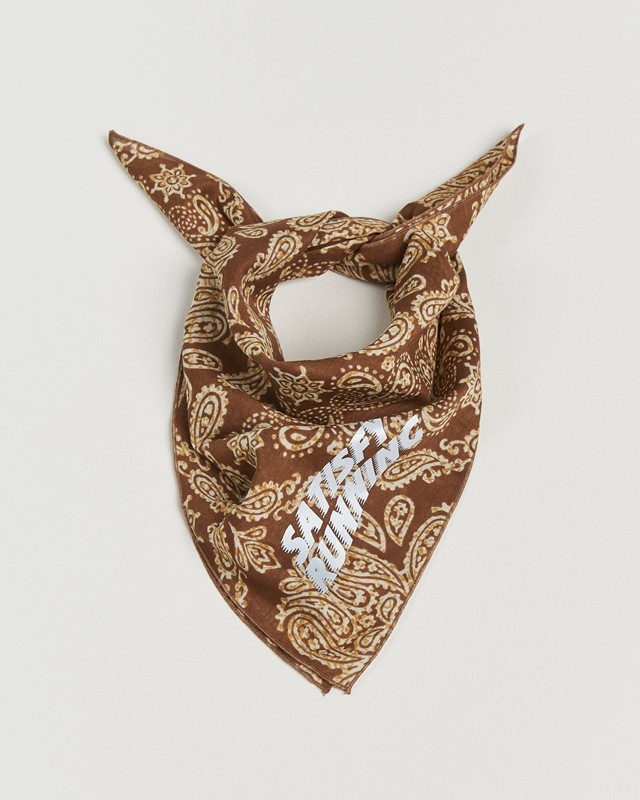 Homme | Satisfy Japanese Cotton Bandana Brown | Satisfy | Japanese Cotton Bandana Brown