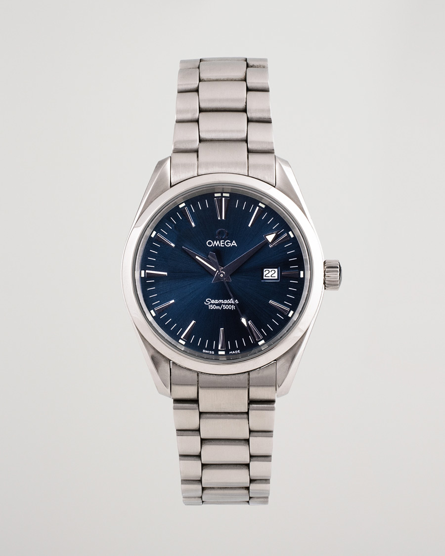 Heren | Pre-Owned & Vintage Watches | Omega Pre-Owned | Seamaster Aqua Terra 2517.80.00 Steel Blue