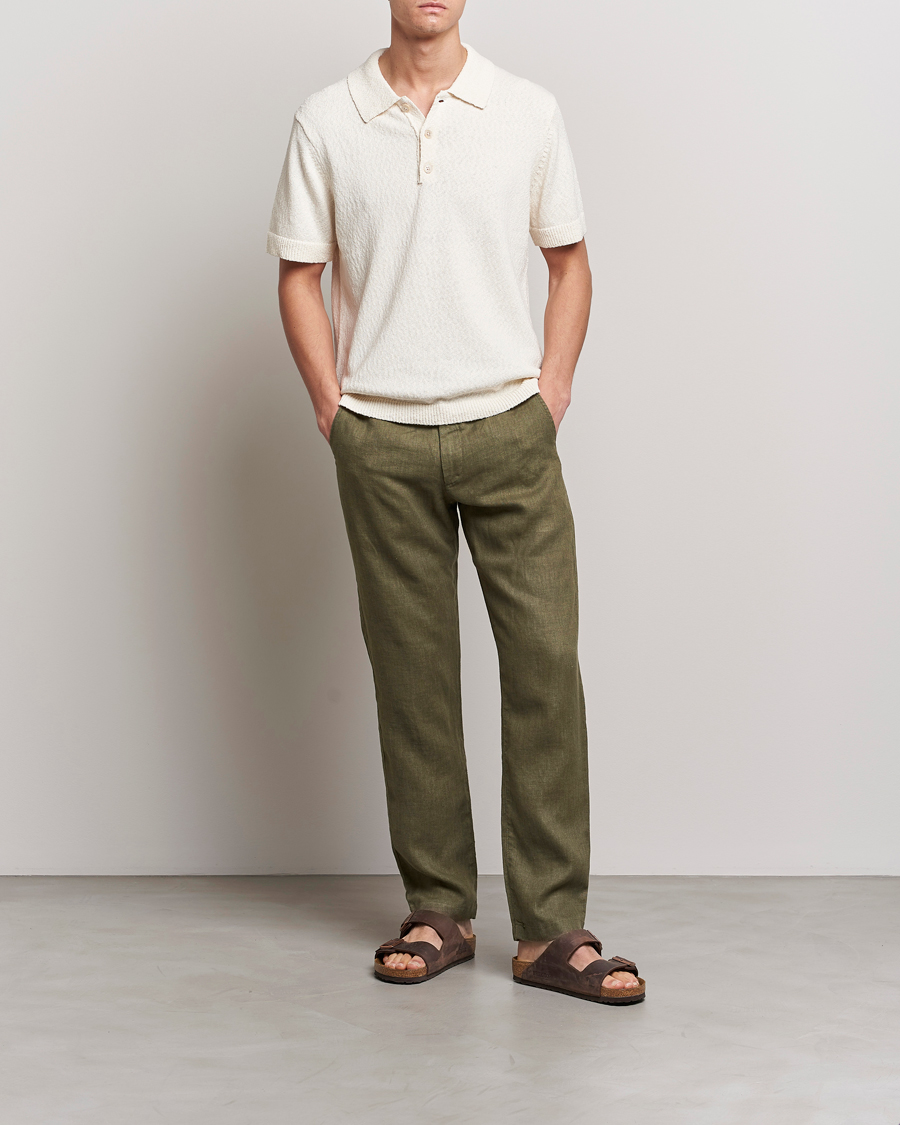 Homme | Pantalons | NN07 | Karl Linen Trousers Army