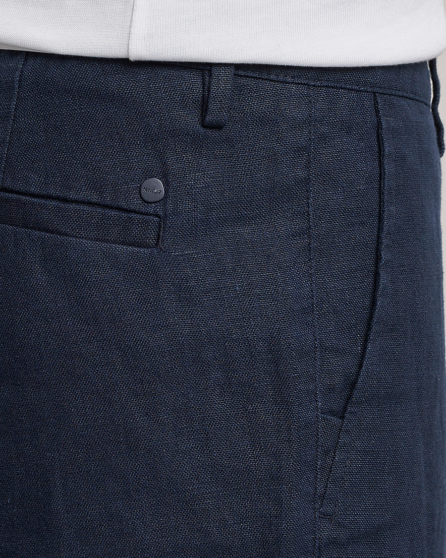 Homme | Pantalons | NN07 | Karl Linen Trousers Navy