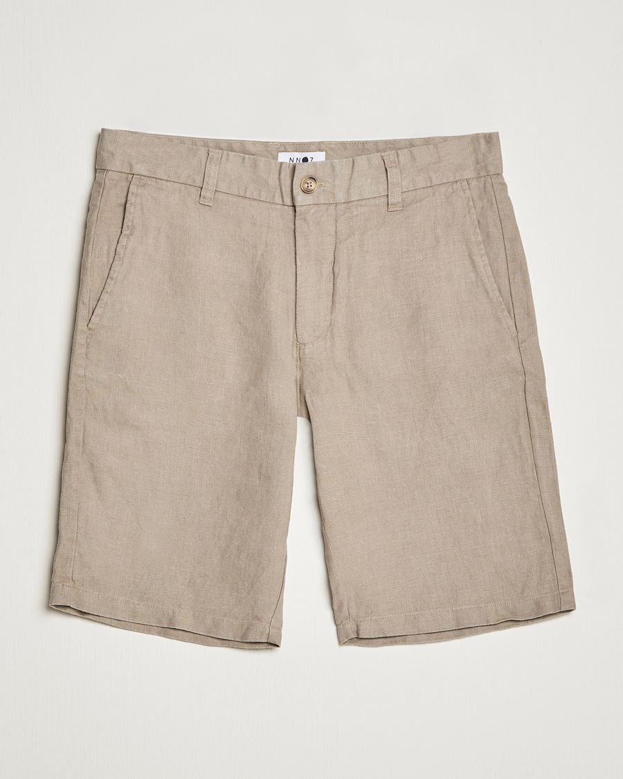 Homme | Shorts | NN07 | Crown Linen Shorts Greige