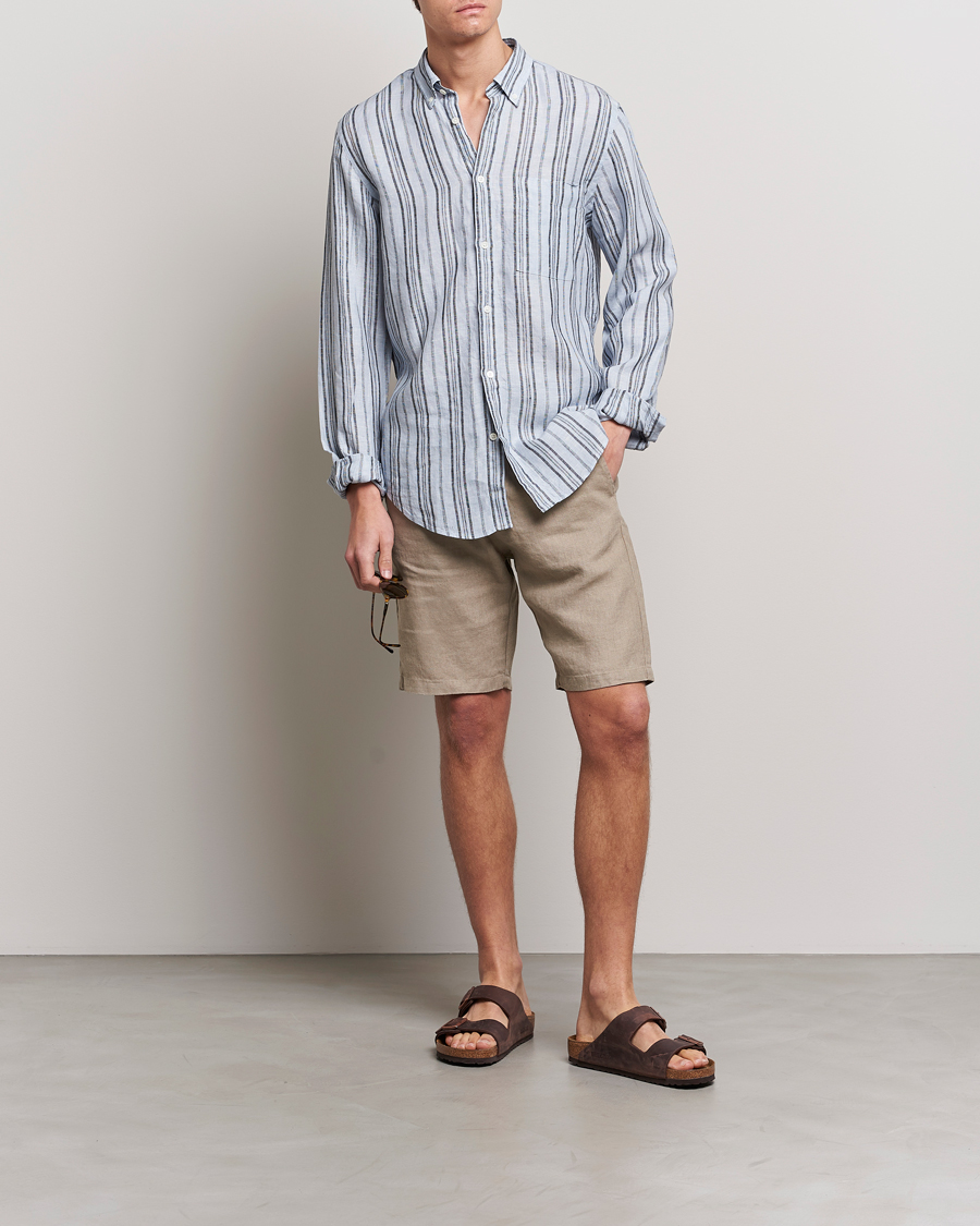Homme | Shorts | NN07 | Crown Linen Shorts Greige