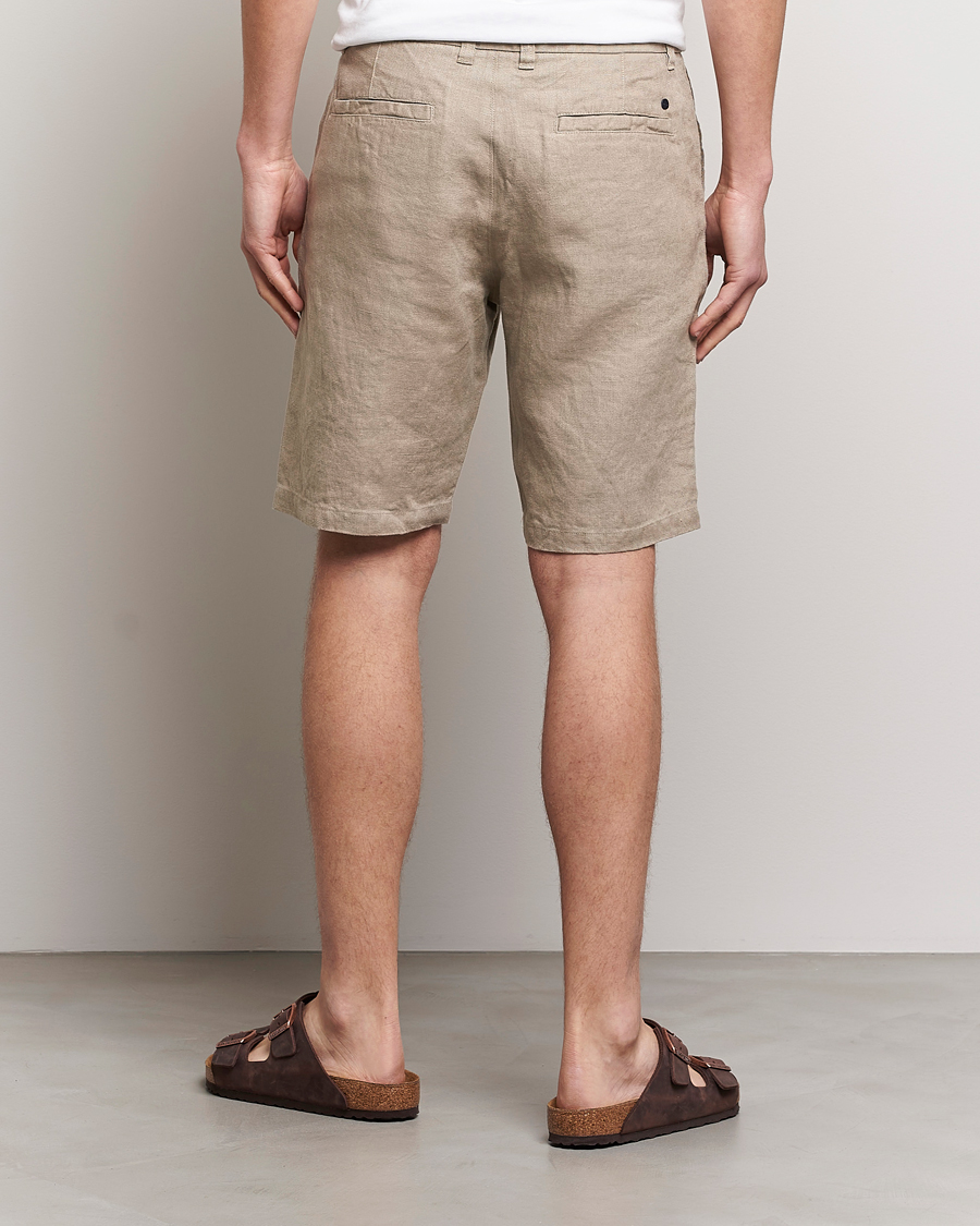 Homme | Shorts | NN07 | Crown Linen Shorts Greige