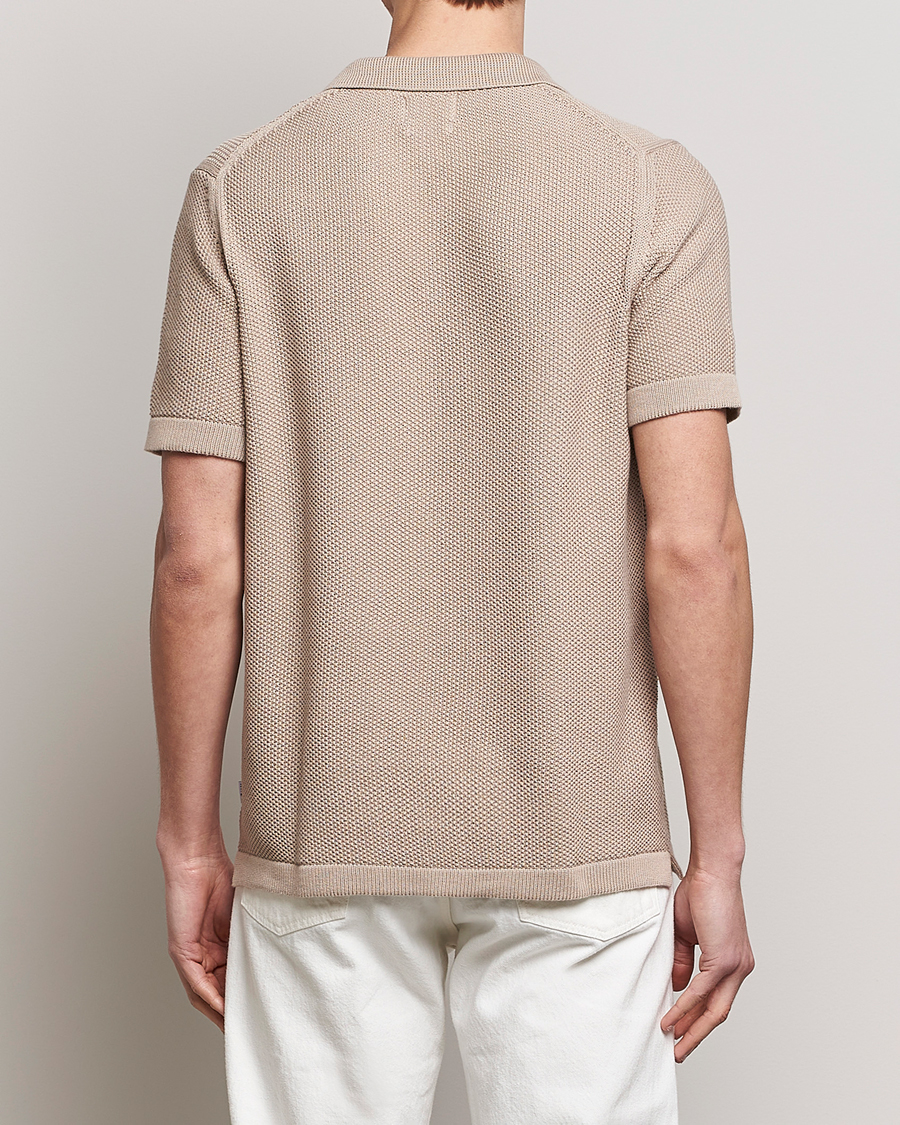 Homme | Polos | NN07 | Ryan Organic Cotton Polo Greige