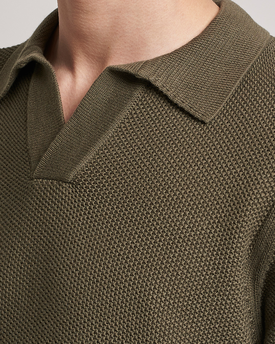 Homme | Polos | NN07 | Ryan Organic Cotton Polo Army