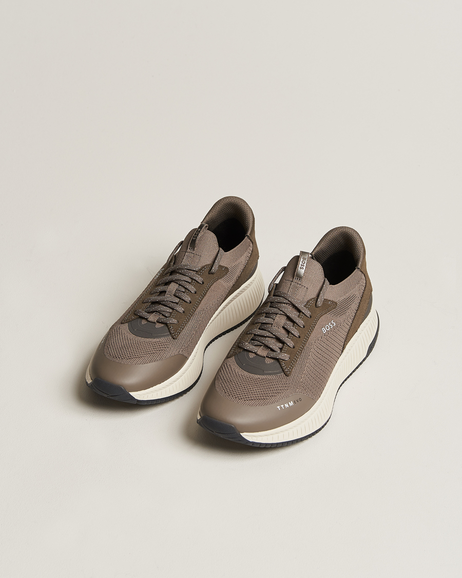Homme | BOSS BLACK Titanium Evo Running Senaker Dark Green | BOSS BLACK | Titanium Evo Running Senaker Dark Green