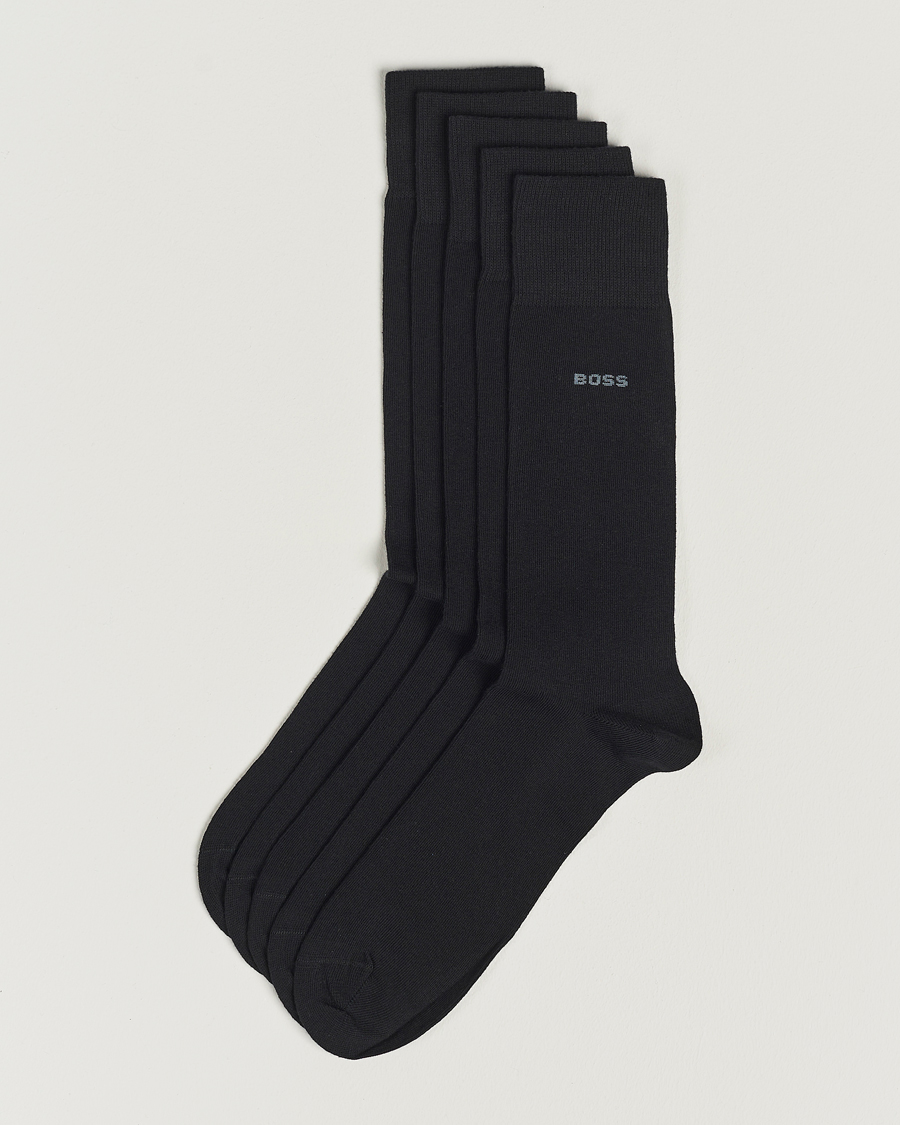 Heren | Ondergoed | BOSS BLACK | 5-Pack RS Uni Socks Black
