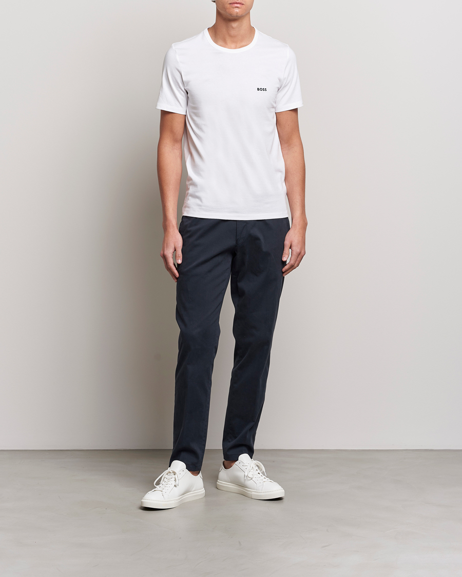 Heren | T-shirts | BOSS BLACK | 3-Pack Crew Neck T-Shirt White/Navy/Black
