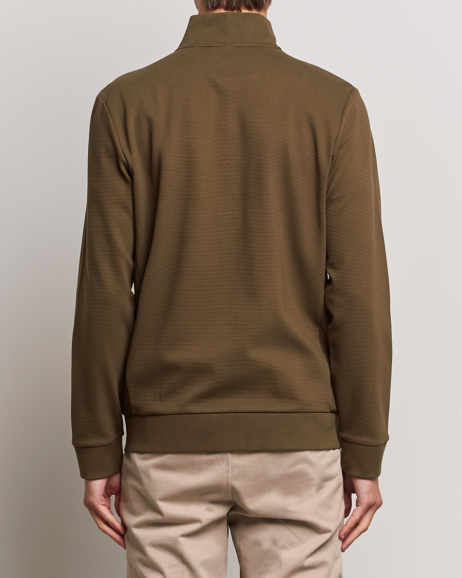 Homme | Pulls Et Tricots | BOSS BLACK | Shepherd Full Zip Sweater Open Green