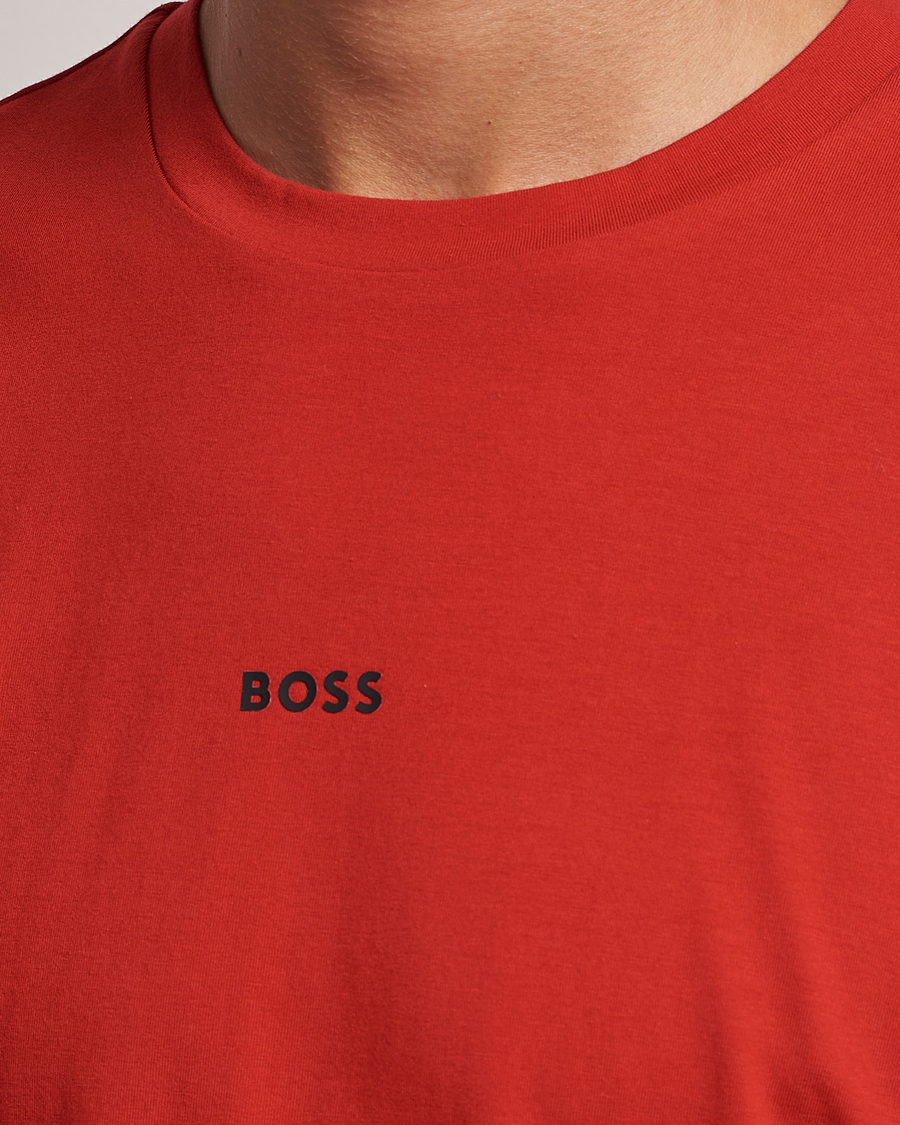 Heren | T-shirts | BOSS ORANGE | Tchup Logo Crew Neck T-Shirt Bright Red