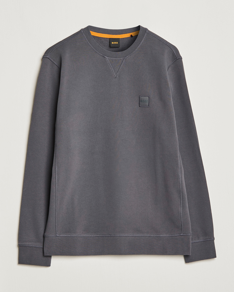 Homme | Pulls Et Tricots | BOSS ORANGE | Westart Logo Sweatshirt Dark Grey