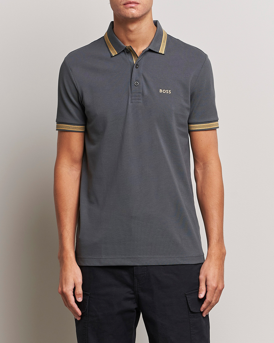 Homme | Polos | BOSS GREEN | Paddy Piké Dark Grey