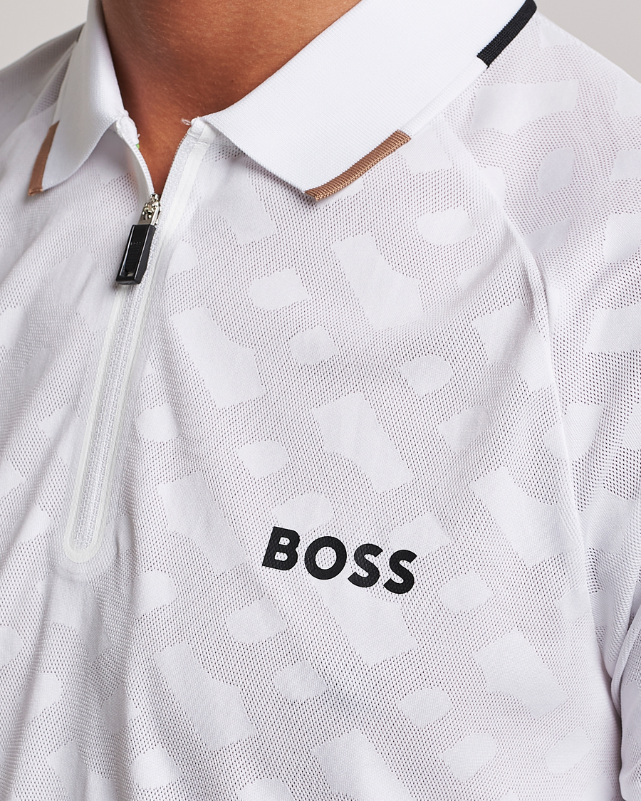 Homme | Polos | BOSS GREEN | Philix MB Monogram Polo White