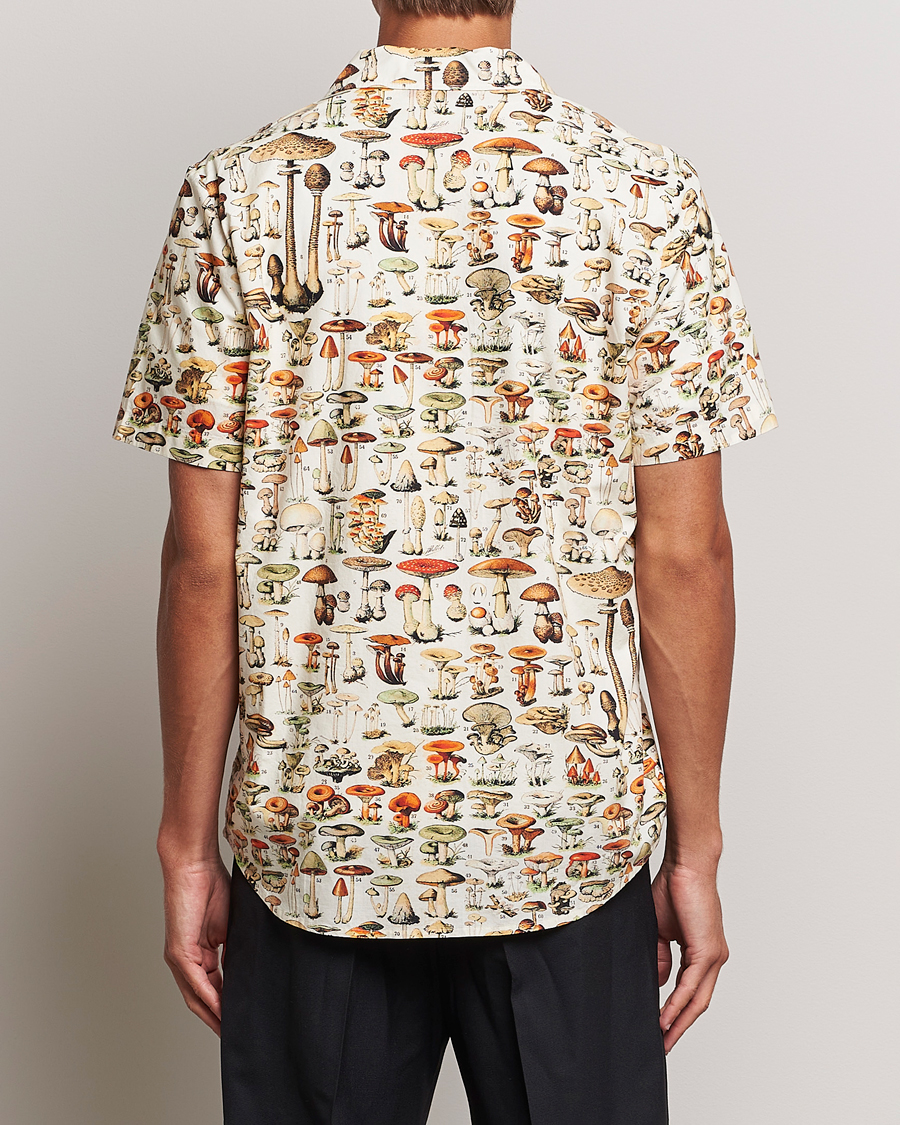 Homme | Chemises | HUGO | Ellino Mushroom Short Sleeve Shirt Beige Overflow