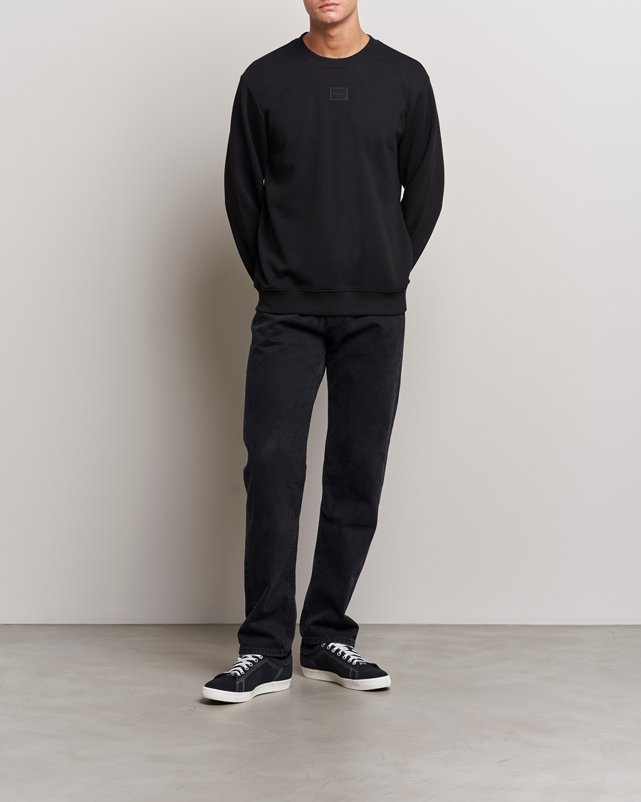 Heren | Truien | HUGO | Diragol Crew Neck Sweatshirt Black